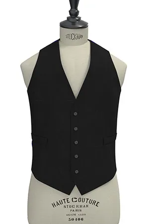 TAILORED WOOL ブラック無地(MK102850)