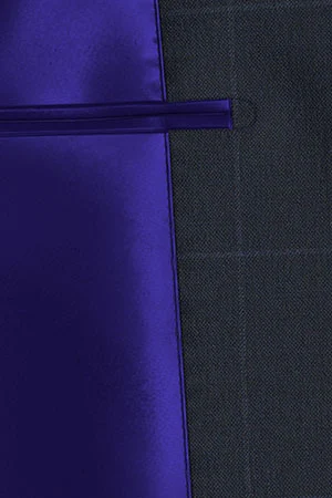 REDA MOHAIR Super150s ネイビーウインドペン(103048)